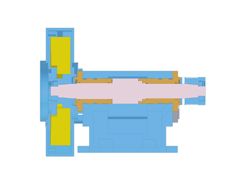 แกนล้อหมุน การหล่อลื่น แบริ่ง แบบไฮโดรสแตติก