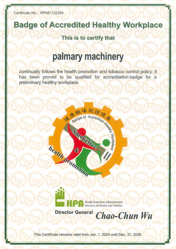 palmary accredited healthy workplace